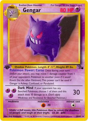 Gengar (20) #20/62 — stock