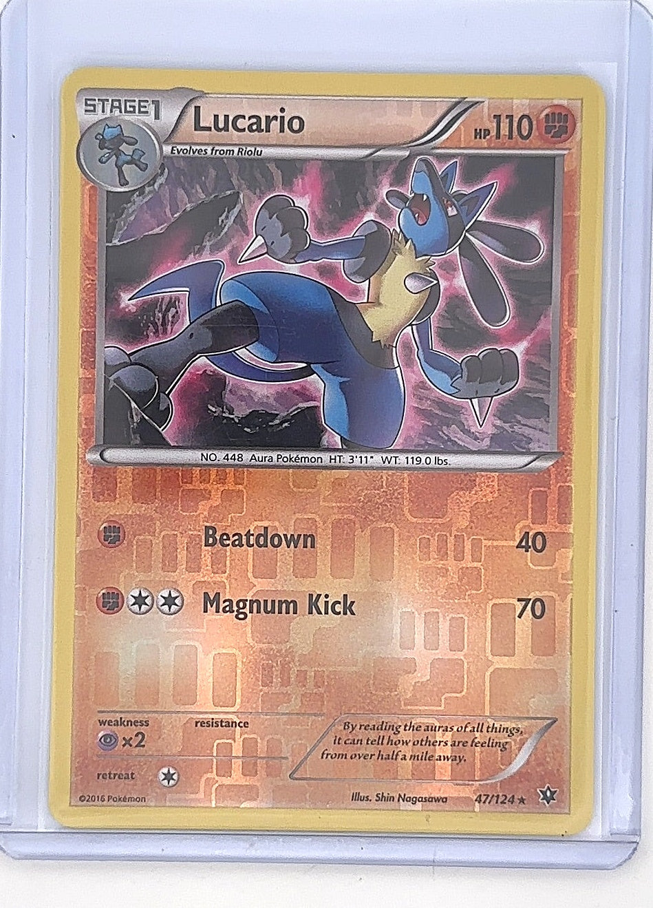 Lucario (47) #47/124 — front