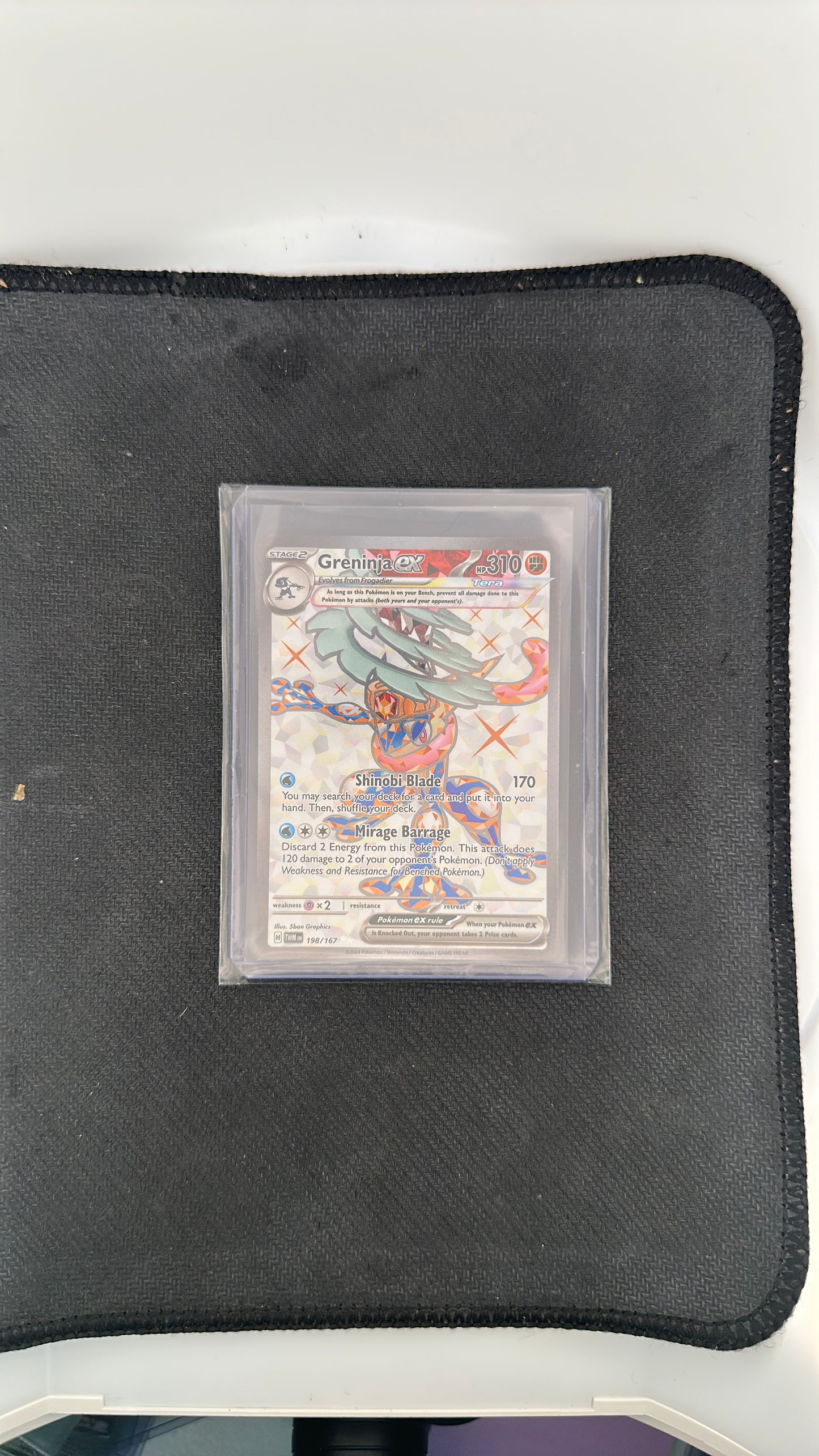 Greninja ex - 198/167 SV06: Twilight Masquerade #198/167 — front