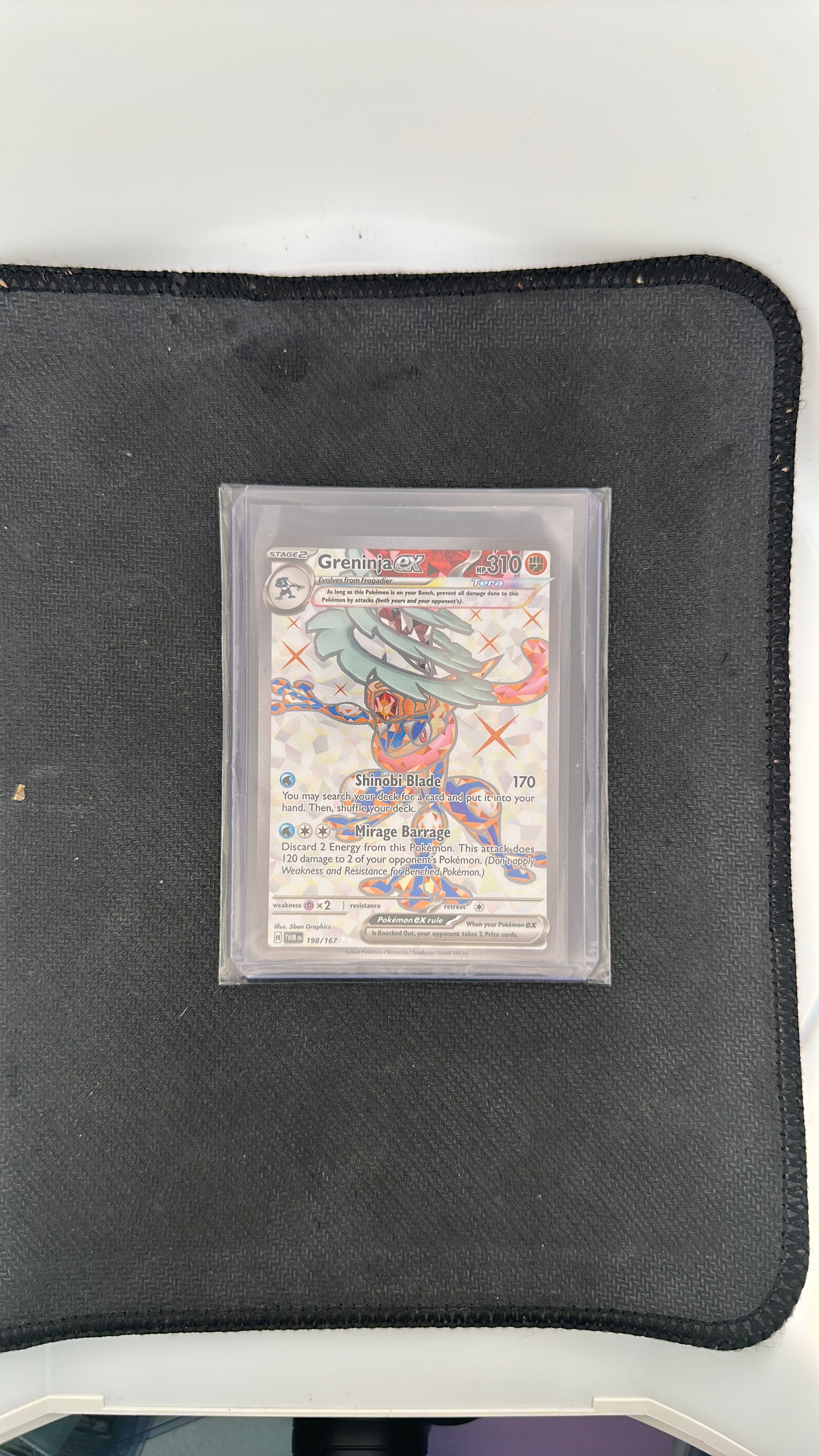 Greninja ex - 198/167 SV06: Twilight Masquerade #198/167 — front