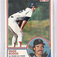1983 Topps Wade Boggs #498 — front