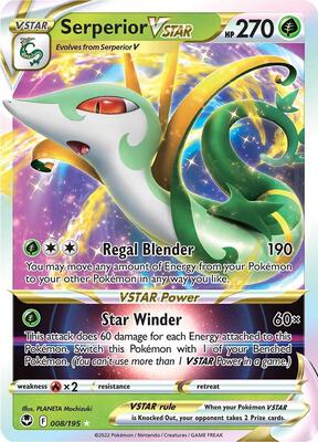 Serperior VSTAR #008/195 — stock
