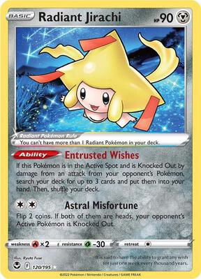 Radiant Jirachi #120/195 — stock