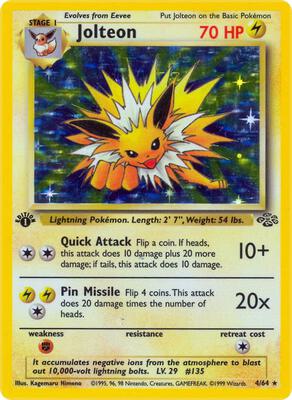 Jolteon (4) #04/64 — stock
