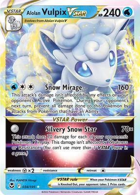 Alolan Vulpix VSTAR #034/195 — stock