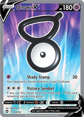 Unown V (Full Art) #176/195 — stock