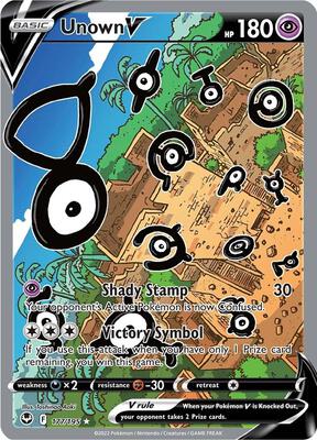 Unown V (Alternate Full Art) #177/195 — stock