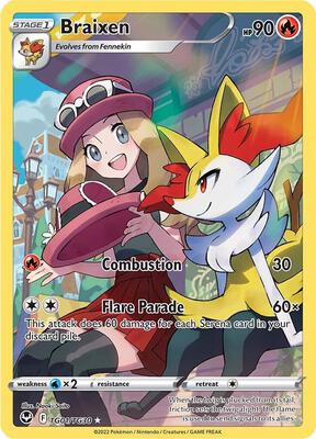 Braixen #TG01/TG30 — stock