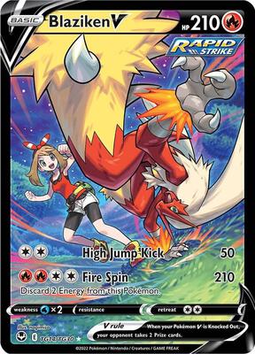 Blaziken V #TG14/TG30 — stock