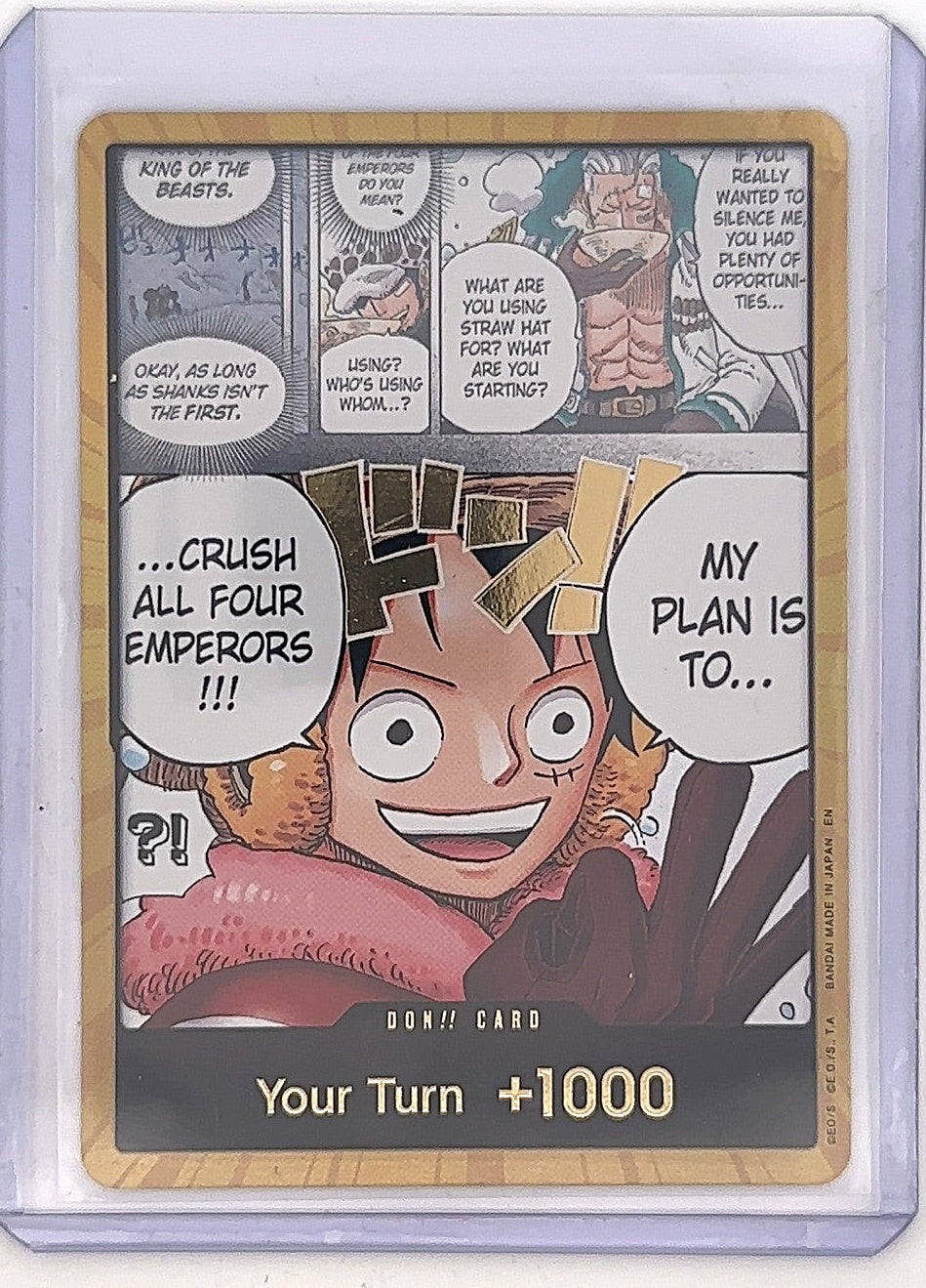 Don!! Card - Alternative Art One Piece — front