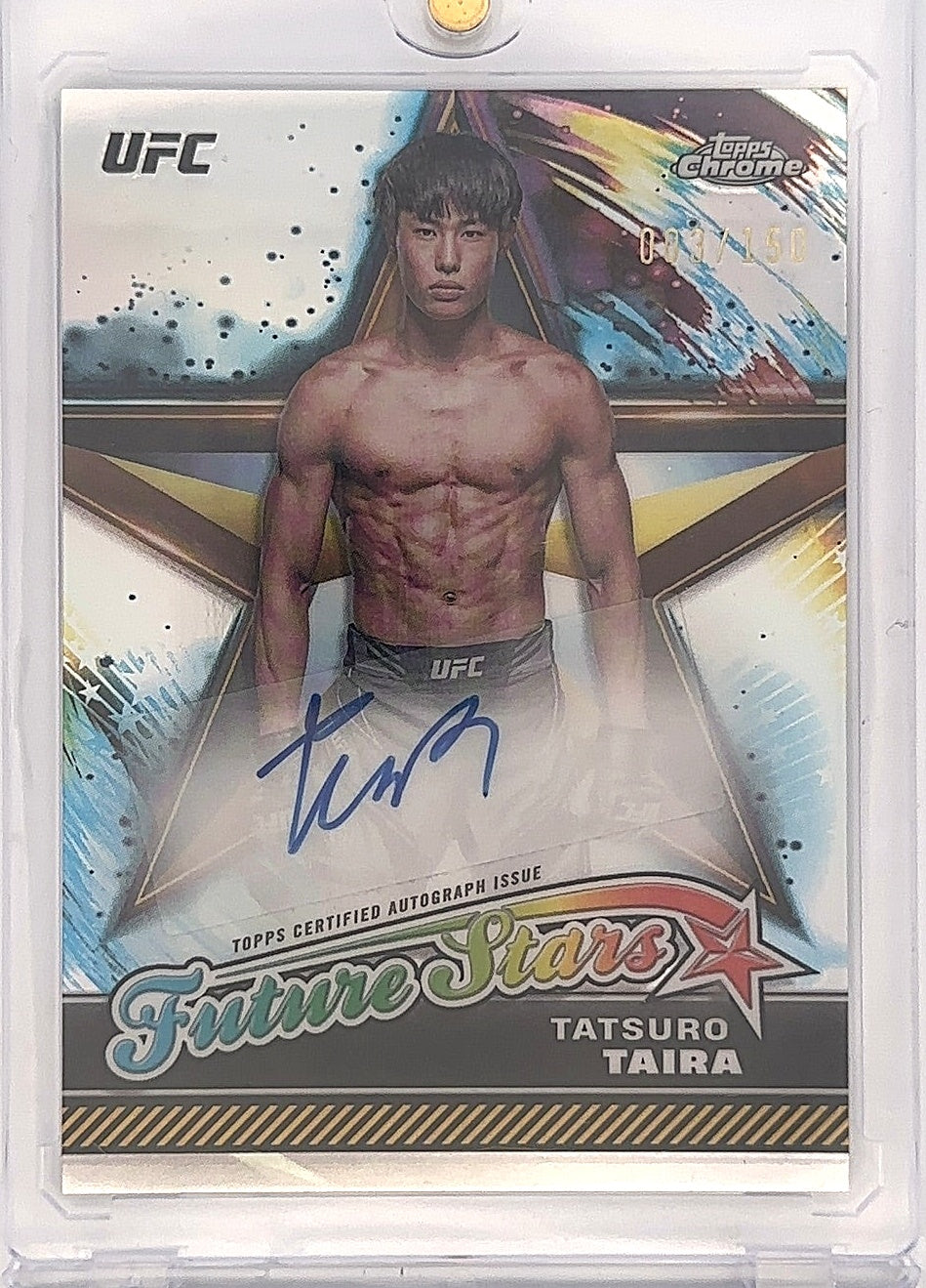 2024 Topps Chrome Tatsuo Taira Future Stars Auto /150 — front