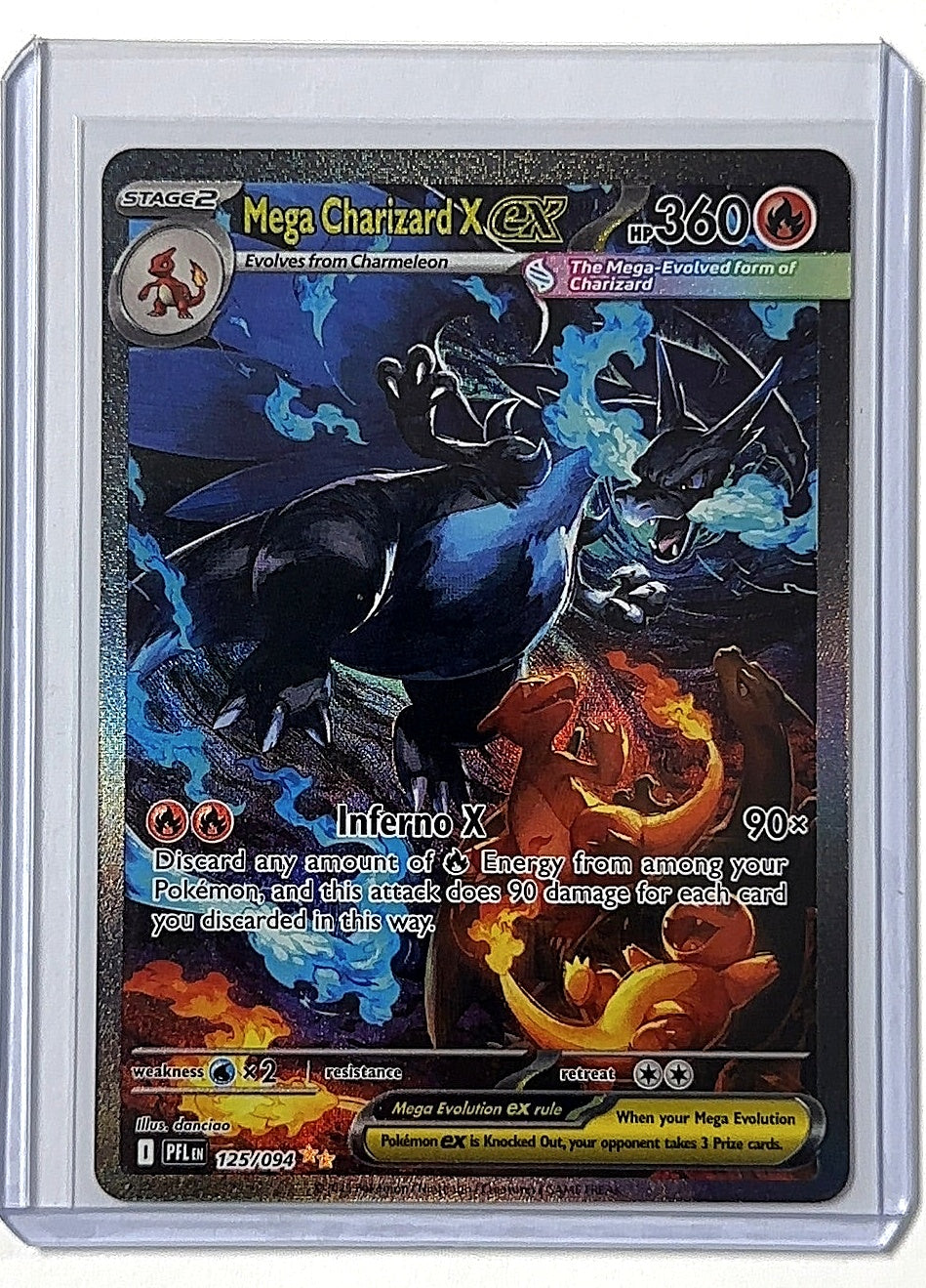 Mega Charizard X ex - 125/094 #125/094 — front