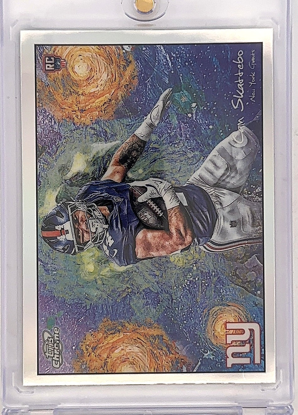 2025 Topps Cosmic Chrome Stars in the Night Cam Skattebo #STN-5 — front