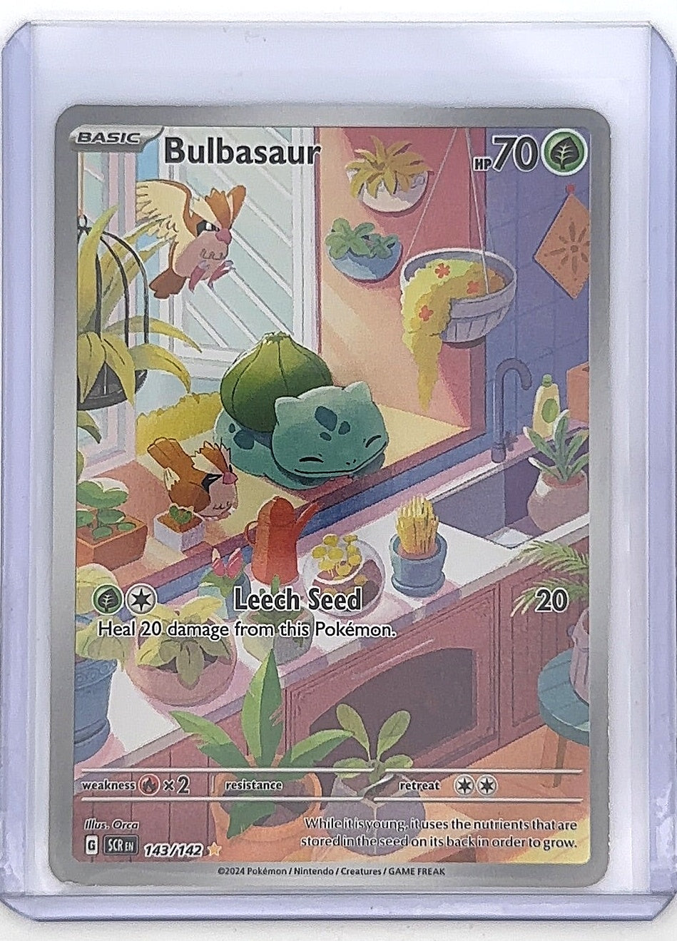 Bulbasaur #143/142 — front