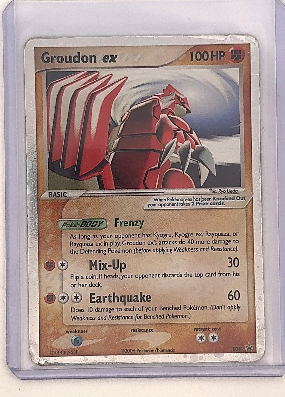 Groudon ex - 038 (EX Collector's Tins) #038 — front
