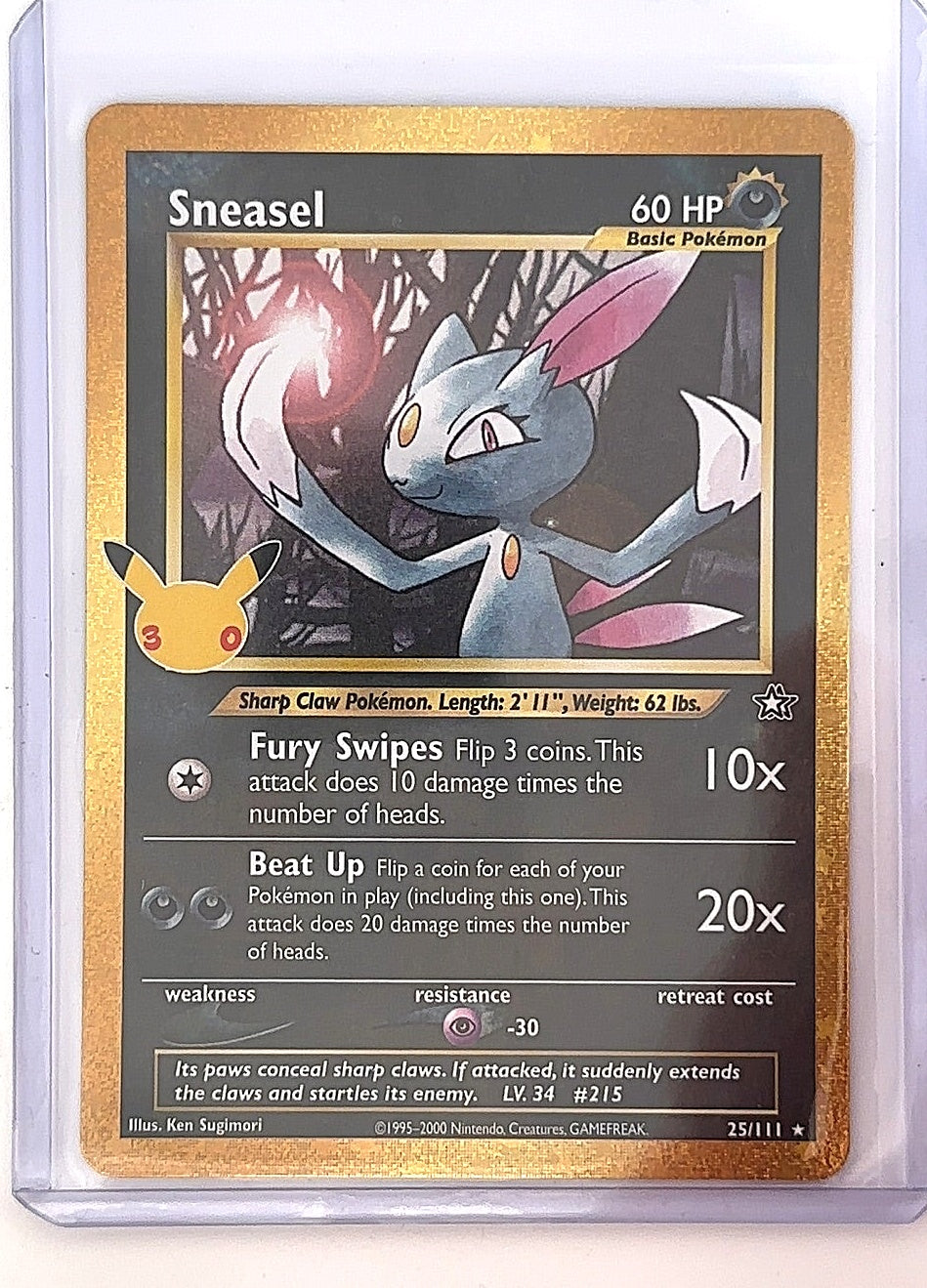 Sneasel #25/111 — front