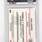 Liam Lawson Topps Chrome F1 Auto — back