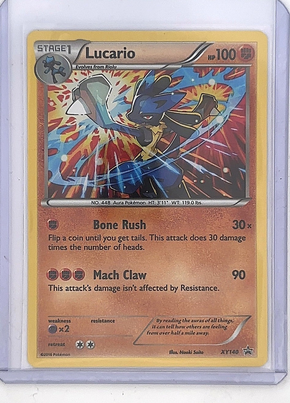 Lucario - XY140 #XY140 — front