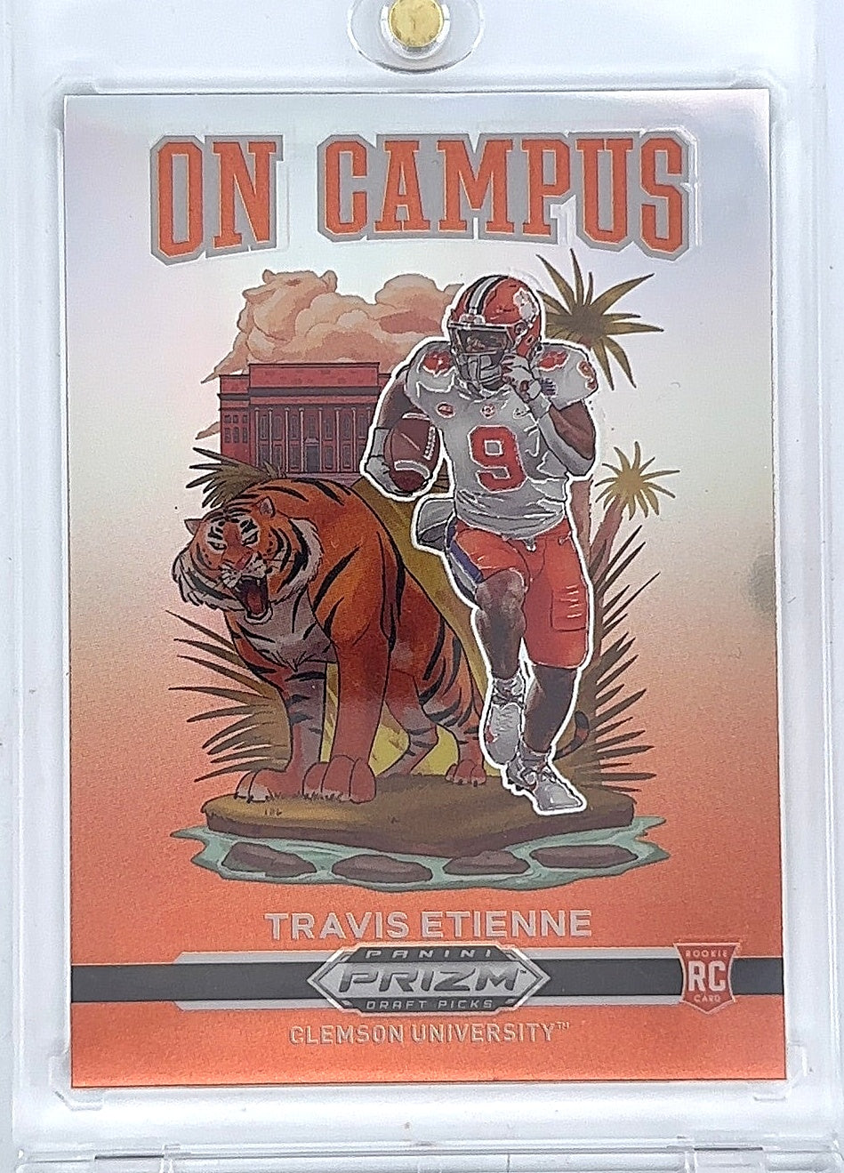 2021 Panini Prizm Draft Picks On Campus Travis Etienne Jr. #OC-TE — front