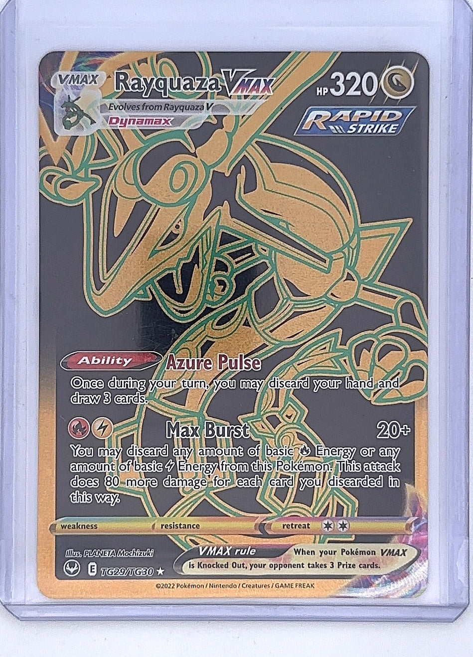 Rayquaza VMAX (Secret) #TG29/TG30 — front