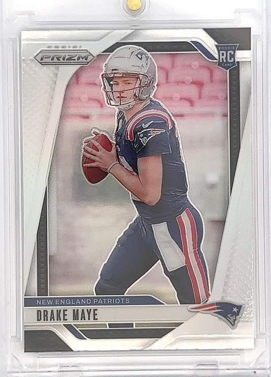 2024 Panini Prizm Drake Maye [Silver] #329 — front