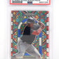 2022 Prizm Juan Soto Stained Glass-R/W/B Prizm #SG2 PSA NM-MT 8 — front