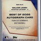 2025 Bowman's Best Autograph Walker Janek [Gold Refractor] #B25-WJA AUTO — back