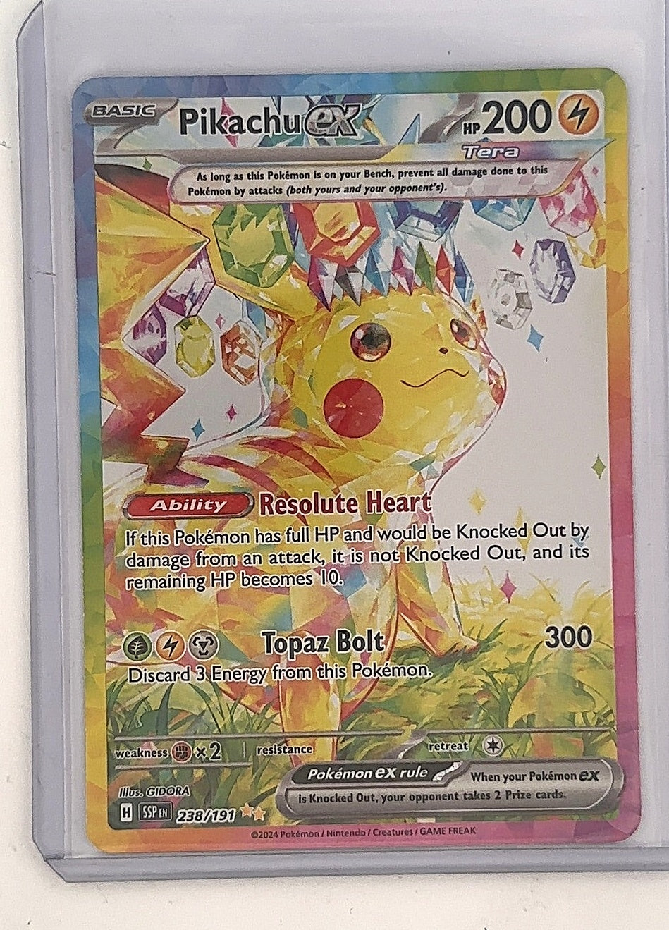 Pikachu ex - 238/191 #238/191 — front