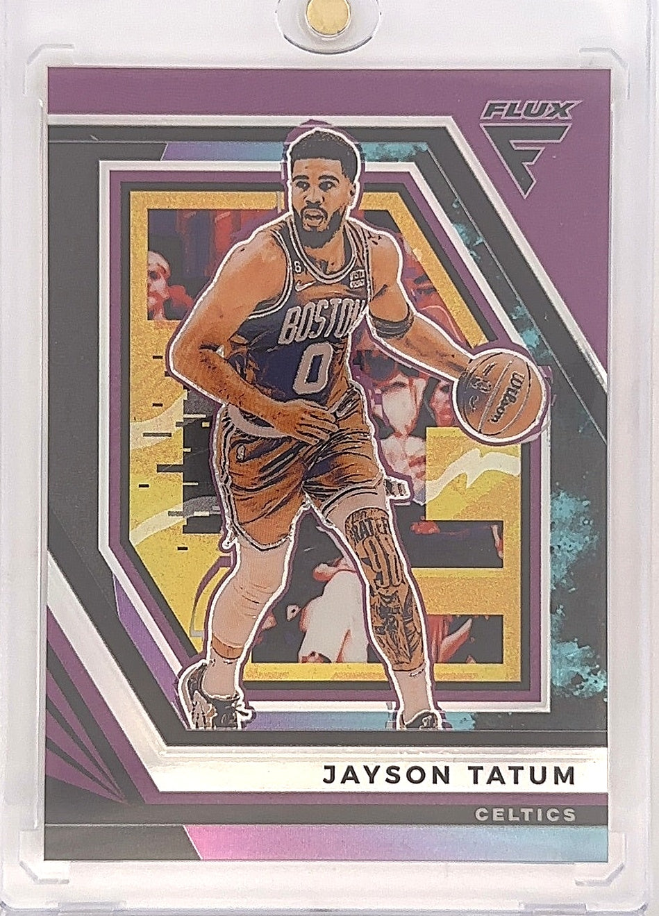 2022 Panini Flux Jayson Tatum /25 [Lunar Eclispe] #79 — front