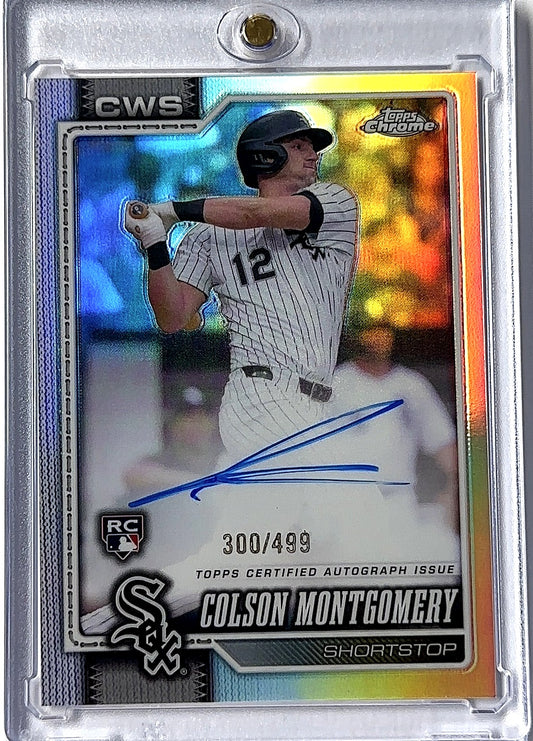 2026 Topps Chrome Rookie Autograph Colson Montgomery #RA-CM AUTO — front