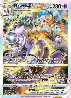 Mewtwo VSTAR #GG44/GG70 PSA GEM MT 10 — stock