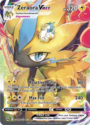 Zeraora VMAX #GG42/GG70 — stock