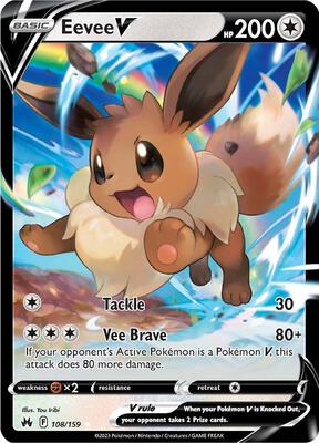 Eevee V #108/159 — stock