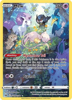 Mew #GG10/GG70 PSA MINT 9 — stock