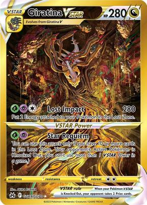 Giratina VSTAR (Secret) SWSH: Crown Zenith: Galarian Gallery #GG69/GG70 — stock