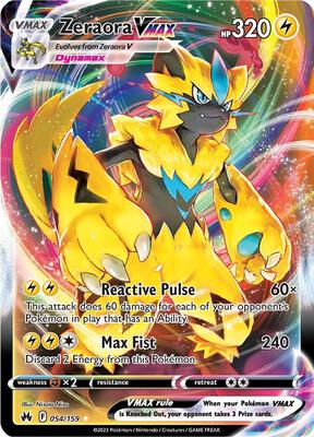 Zeraora VMAX #054/159 — stock