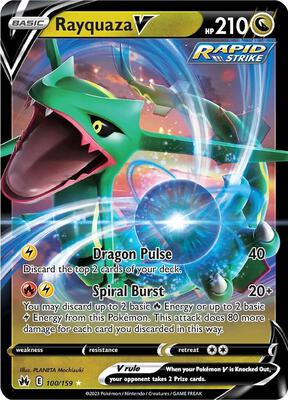 Rayquaza V #100/159 — stock
