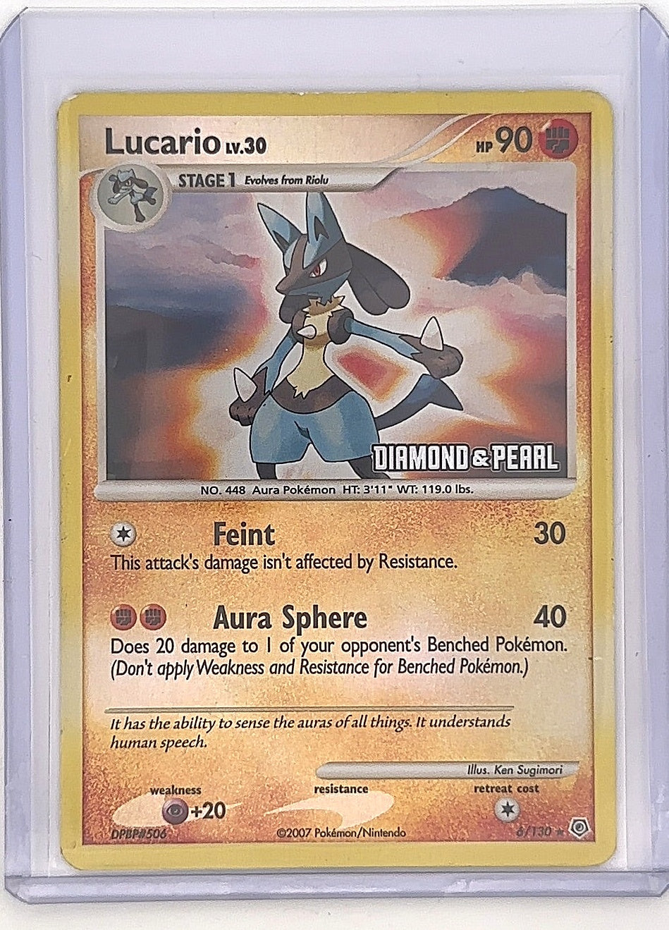 Lucario #6/130 — front