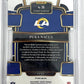 2023 Panini Select Puka Nacua [Zebra Prizm Die-Cut] #56 — back