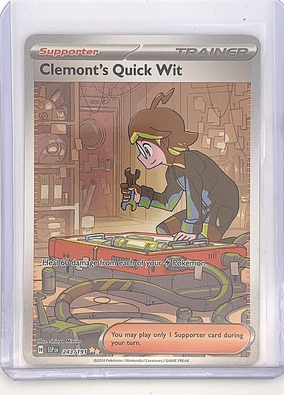 Clemont's Quick Wit - 243/191 #243/191 — front