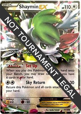 Shaymin EX - 2016 (Jesper Eriksen) #77/108 — stock