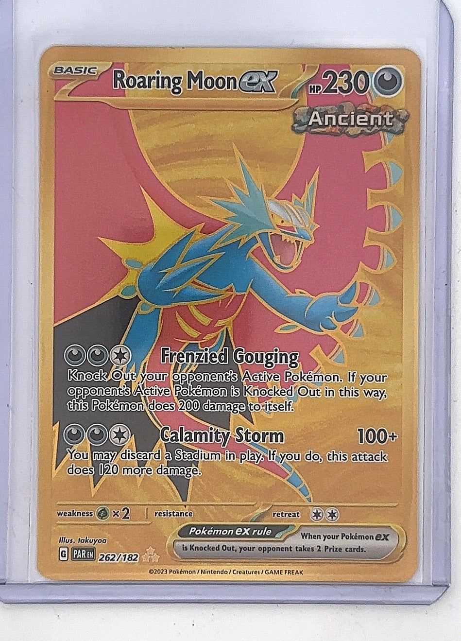 Roaring Moon ex - 262/182 #262/182 — front