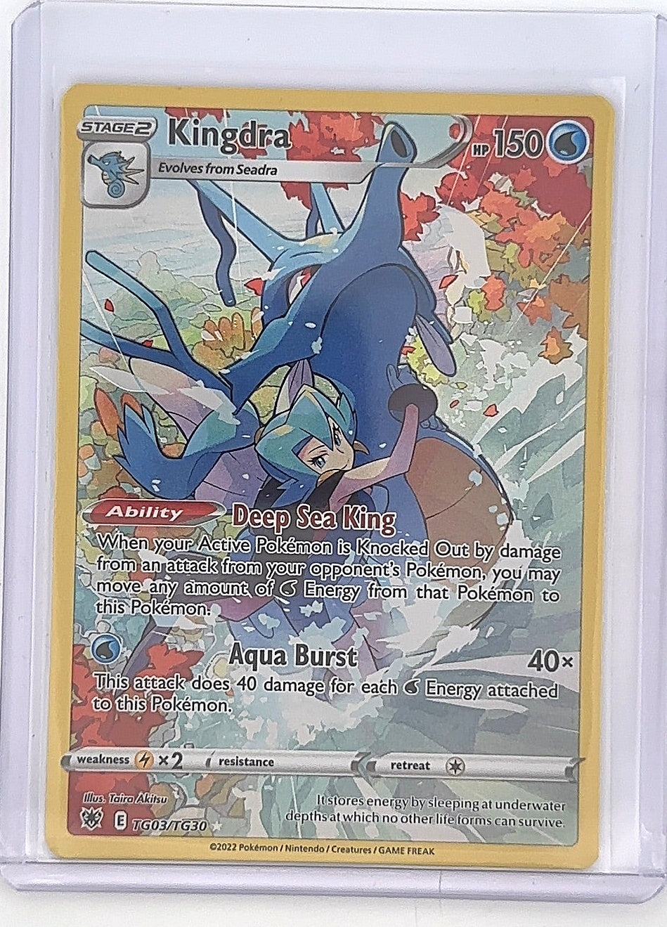 Kingdra #TG03/TG30 — front