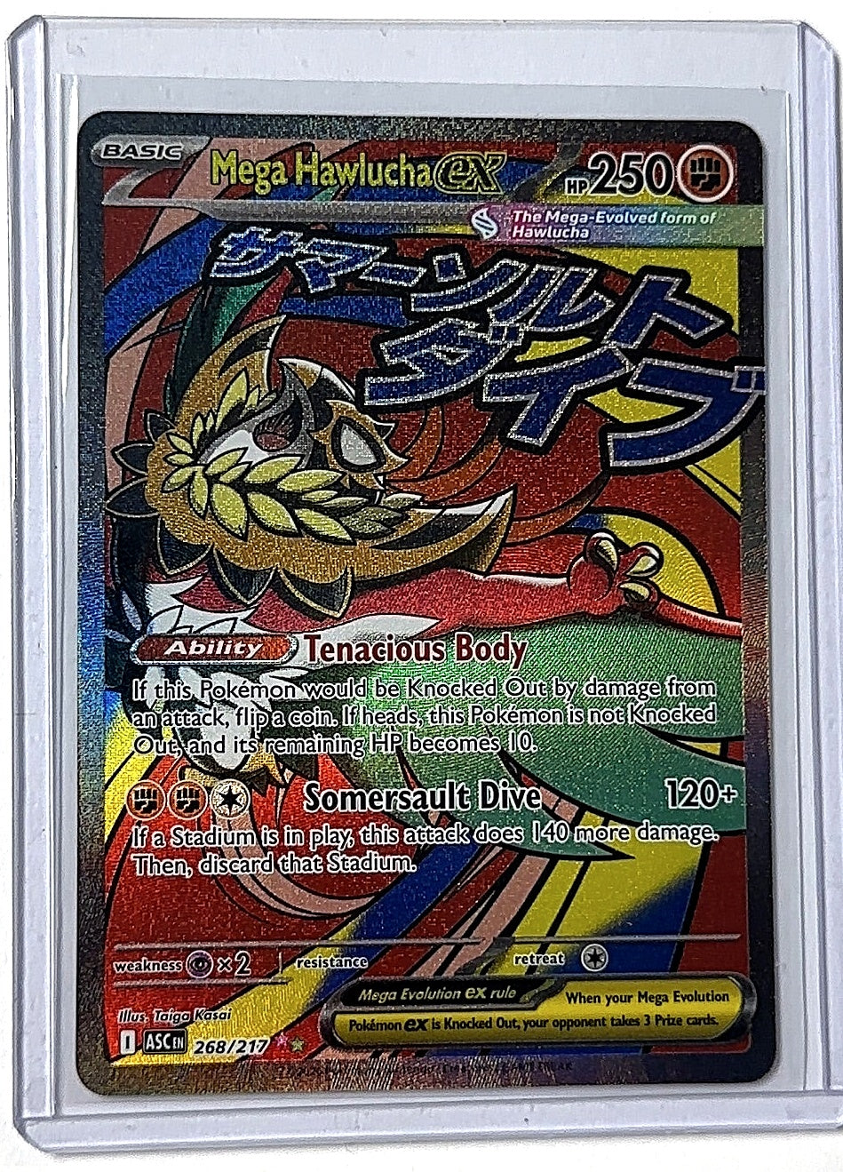 Mega Hawlucha ex - 268/217 #268/217 — front