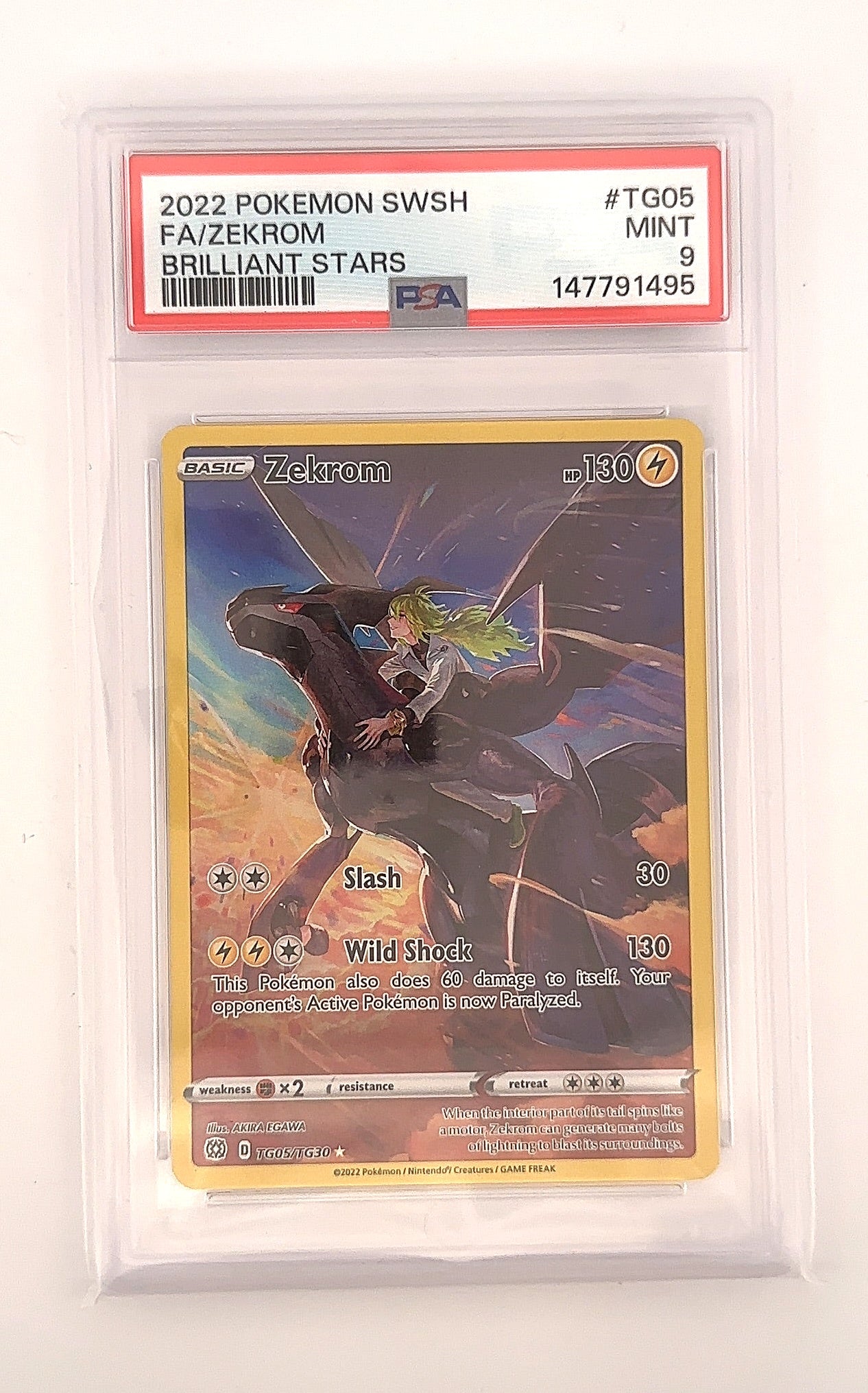 Zekrom #TG05/TG30 PSA MINT 9 — front