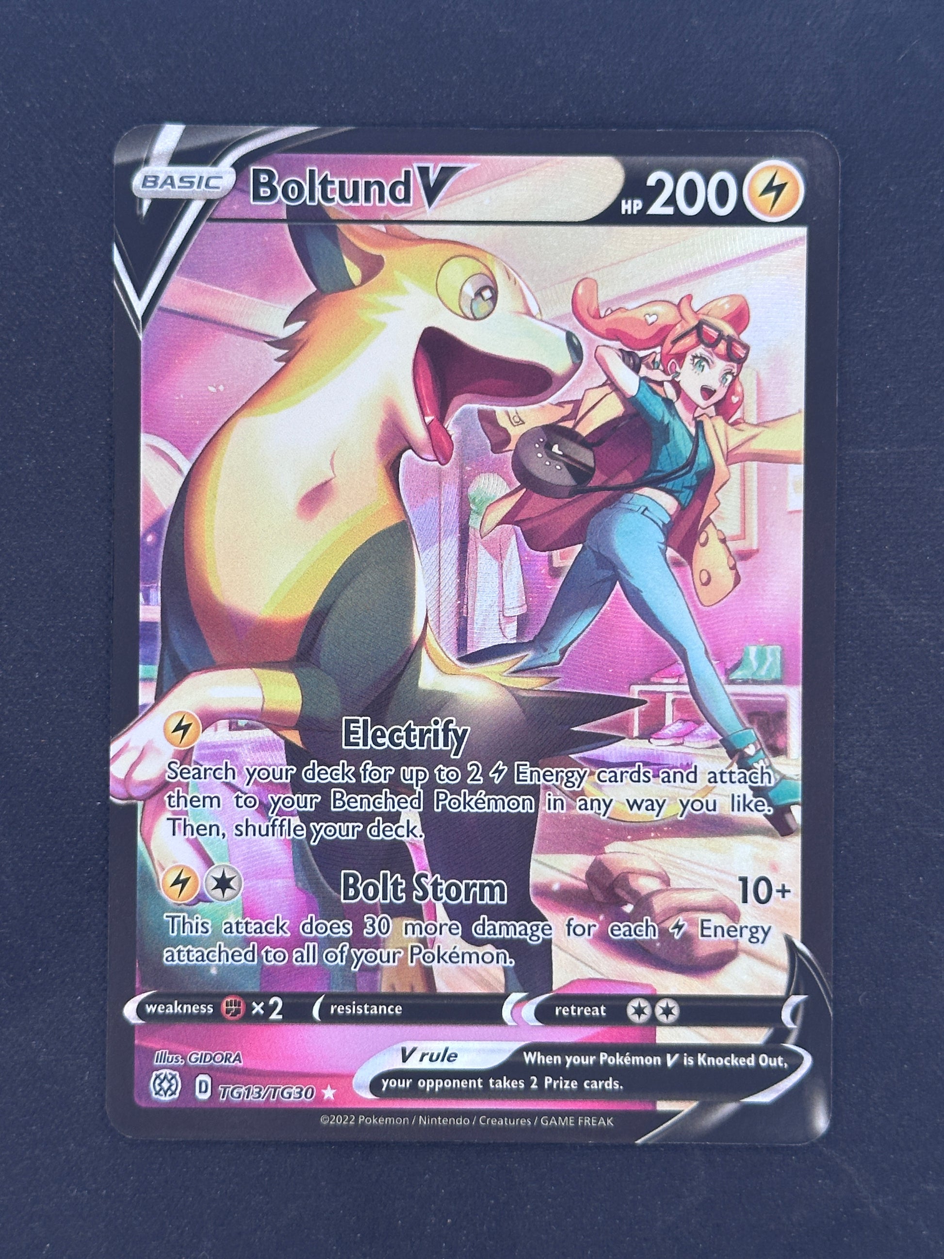 Boltund V SWSH09: Brilliant Stars Trainer Gallery #TG13/TG30 — front