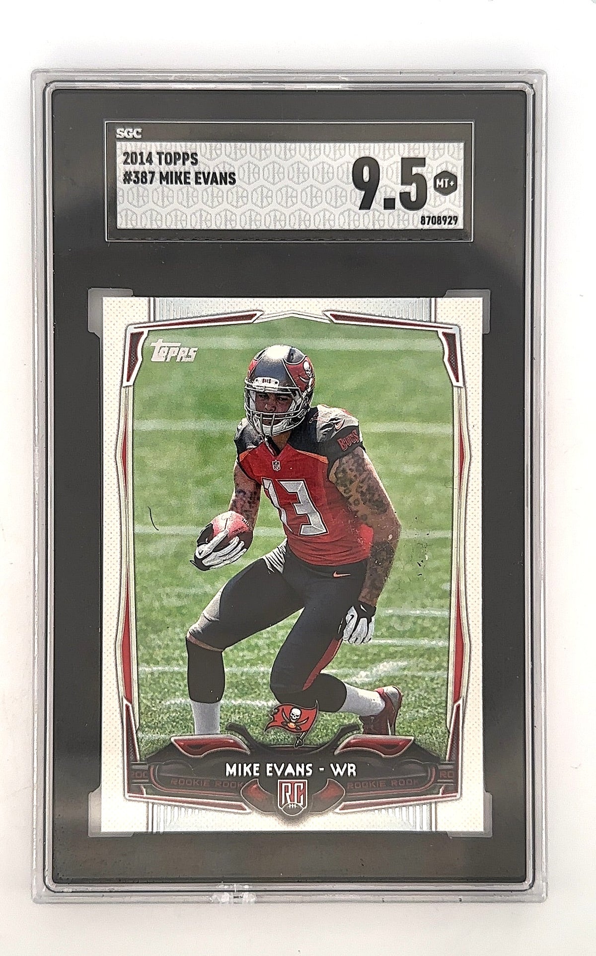 Mike Evans 2014 Topps #387 SGC MINT+ 9.5 — front