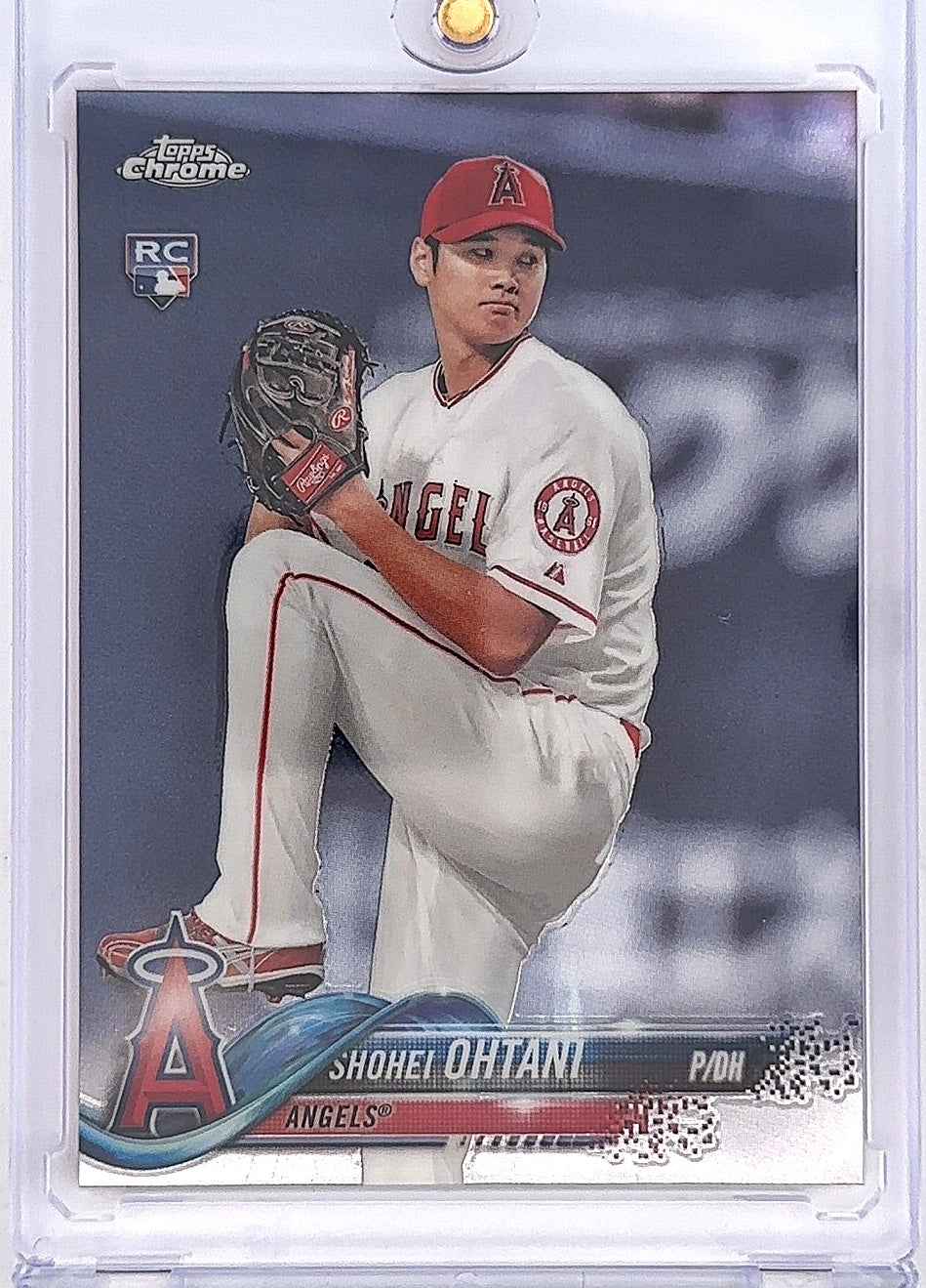 2018 Topps Chrome Shohei Ohtani #150 — front