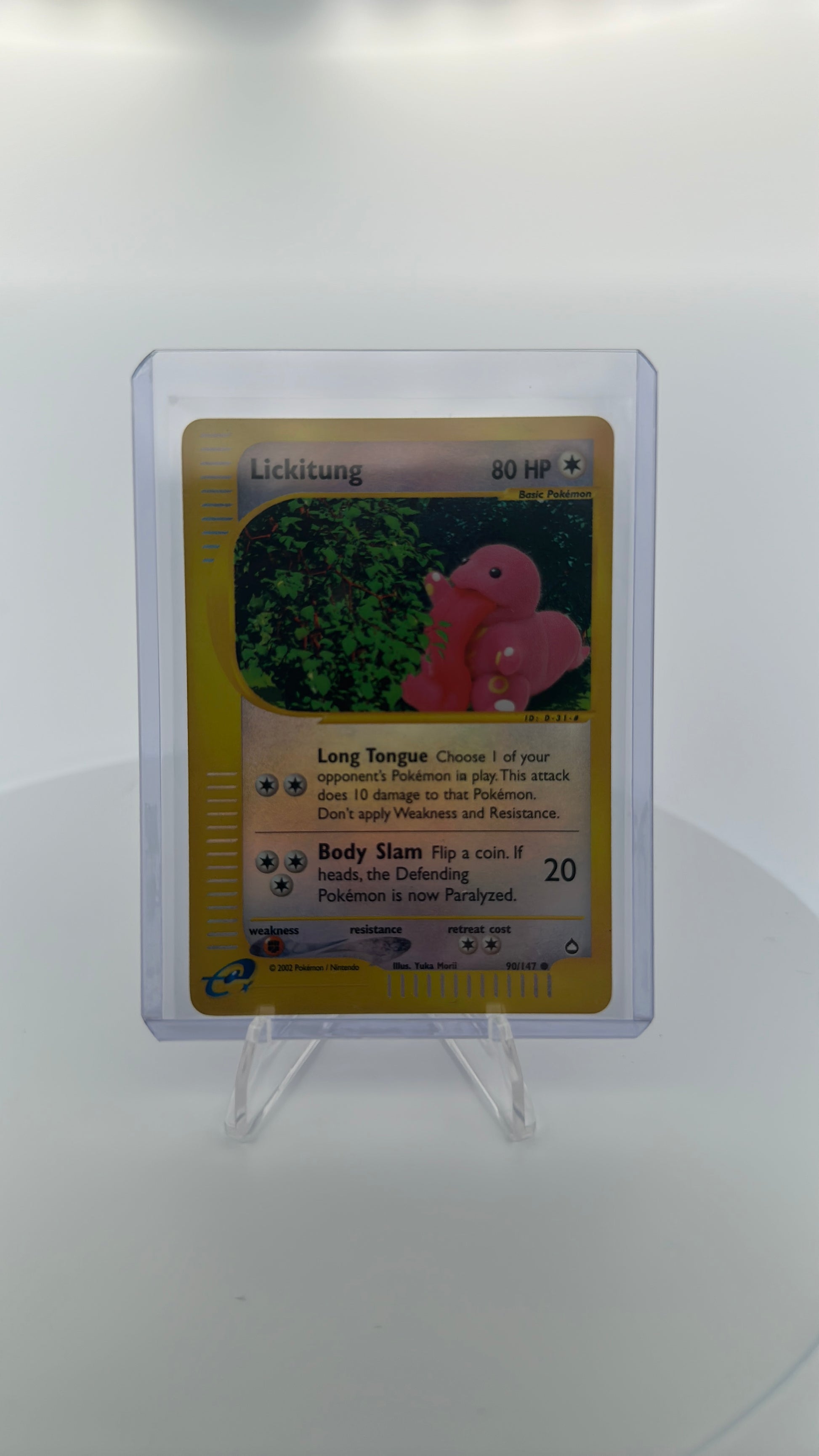 Lickitung Aquapolis #090/147 — front