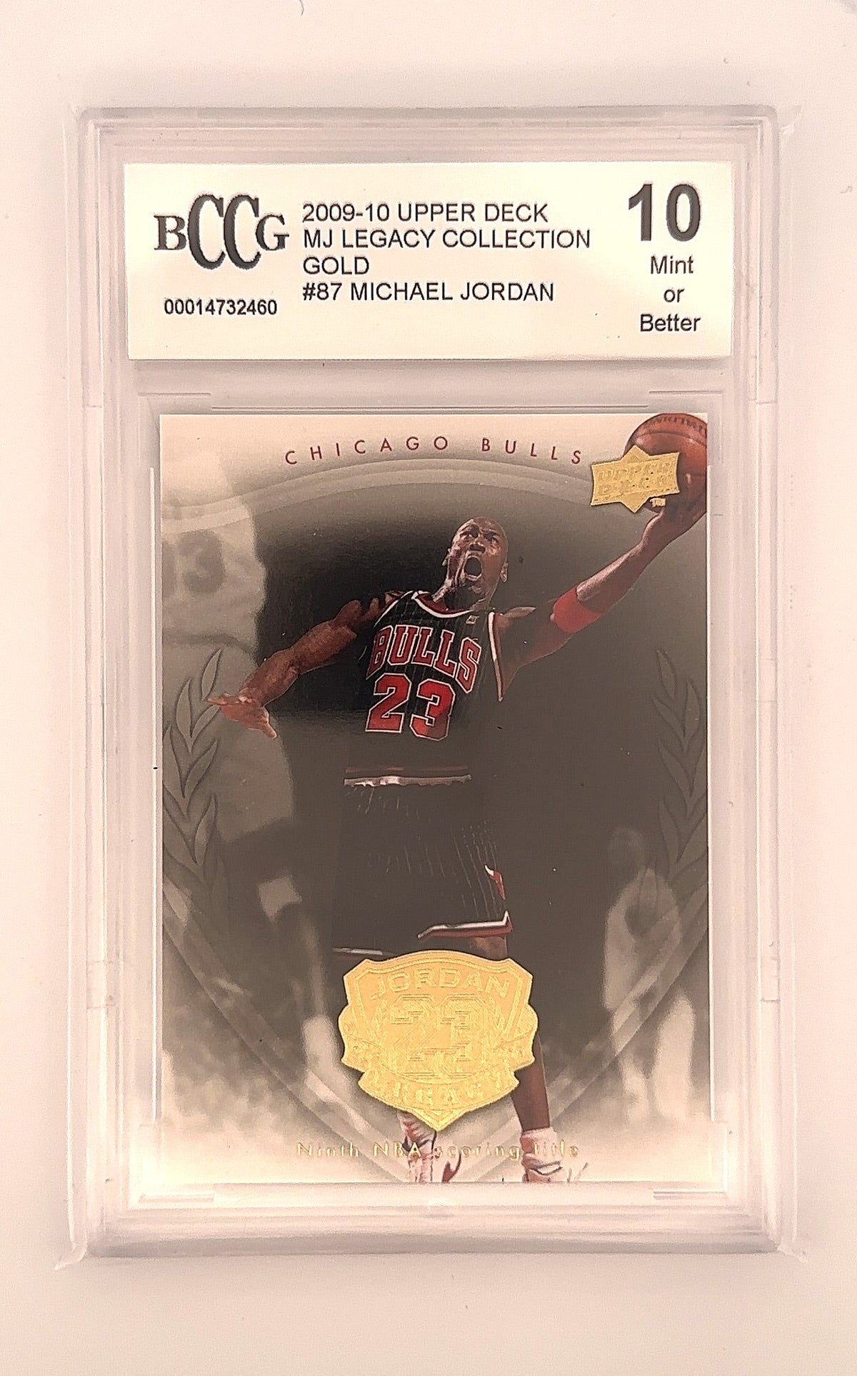 Michael Jordan MJ Legacy Collection 87 BGS PRISTINE 10 — front